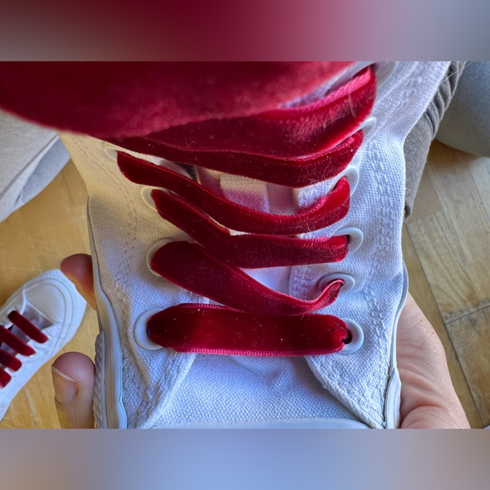 Converse All Star White High-Tops - Picture 14 of 16